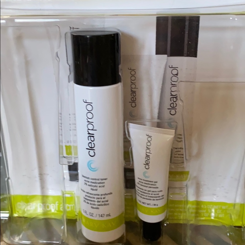 Blemish control toner and acne treatment gel